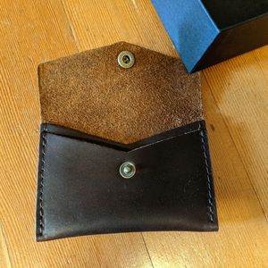 Portland Leather mini envelope wallet